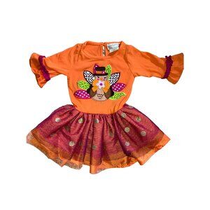Emily Rose 18 Month Girls Turkey Thanksgiving Dress Sparkle Tulle